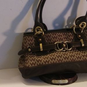 Ladies leather satchel